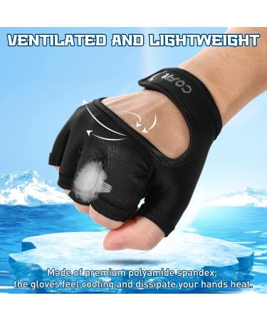 COFIT Ventilated Workout Gloves - Curved Open Design, Anti-Slip, Full Palm Protection - Multi-Purpose for Cycling, Gym, Weightlifting, Climbing - Black (Small) - Buy Online on GoSupps.com