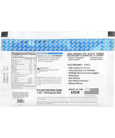 ElectroCarb blue raspberry 30 g EVLution Nutrition - Buy Online on GoSupps.com