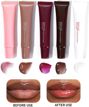  Seymal Fafamoon Peptide Lip Tint Fafamoon Lip Gloss Fafamoon Long Lasting Lip Gloss Fafamoon Lip Tint Fafamoon Peptide Lip Oil 5 Colors(01) - Buy Online on GoSupps.com