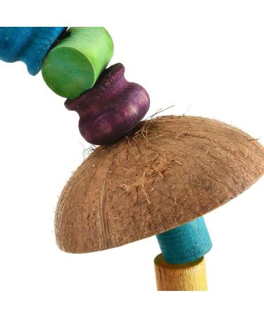 HappyBird Parrot Swing | New Riccos Coco Swing Large 40.5x10x38cm for Ultimate Bird Fun International Shipping Available - Buy Online on GoSupps.com