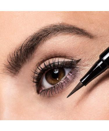 Artdeco Long-Lasting Liquid Liner Intense - Color-Intensive Brown Eyeliner Pen with Durable Nylon Felt Tip - 0.6 ml - Buy Online on GoSupps.com