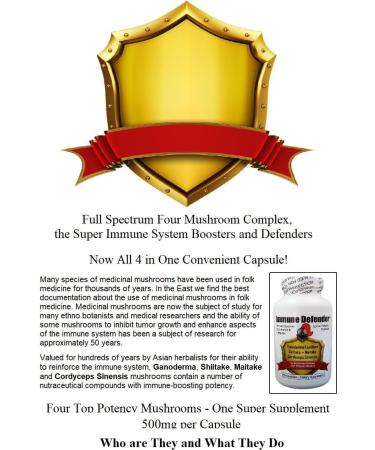 NaturalyPure Serious Immune Booster Formulated with Ganoderma Lucidum Shiitake Maitake & Cordyceps Sinensis. A Powerfull Immune Support for Men & Women - 180 Vegan Capsules. - Buy Online on GoSupps.com
