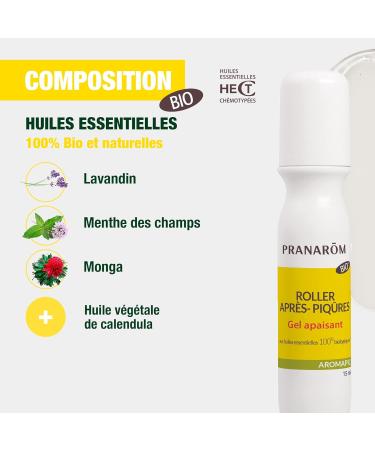 Pranar m Aromapic After-Sting Soothing Gel Organic 15ml - Best Natural Relief for Insect Bites | International Shipping Available - Buy Online on GoSupps.com