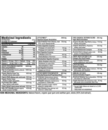 CytoGreens - Acai Berry Green Tea - 14 serving 125-gram - Buy Online on GoSupps.com