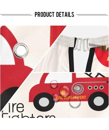 Buy Cartoon Cute Firefighters Salon Cape - 55x65 Inch Snap Closure Hair Cutting Apron for Professionals - Buy Online on GoSupps.com