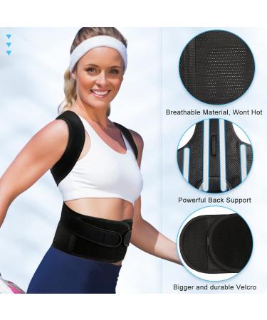 Posture Corrector for Men&Women - Back Brace for Lumbar Support and Upright - Breathable Back Straightener Back Corrector Posture Improve and Neck Back Shoulder Pain Relieve 2X-Large(42-48 Inches) XX-Large(42-48 Inches) - Buy Online on GoSupps.com