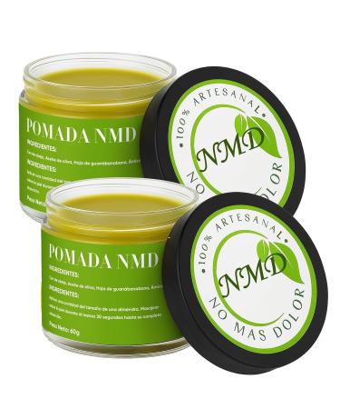 LustraBloom 2pcs Pomada NMD Natural Herbal Artesanal Cream with Olive Oil Soursop Leaf Beeswax suitable for Muscle Foot