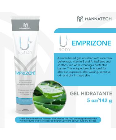 Mannatech Emprizone 5oz - Aloe Vera Hydrating Gel for Skin Soothe Irritations Paraben & Fragrance-Free pH Balanced Allergy & Dermatologist Tested - Buy Online on GoSupps.com