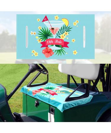 Golf Cart Seat Cover, Stay Cool Seat Blanket 54 x 32 Inches Summer Golf Cart Seat Towel Accessories for Club Car Travel Sports Shown As Pictures Shown Fresh Style