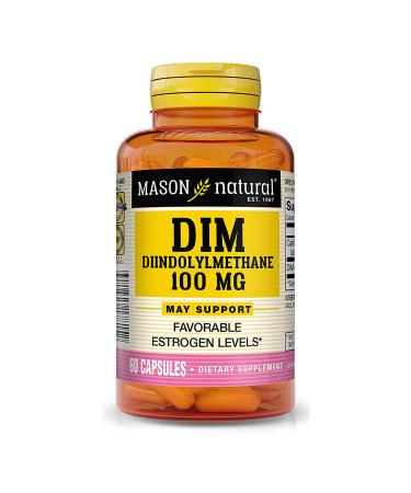 Mason Natural DIM Diindolylmethane 100 mg 60 Capsules