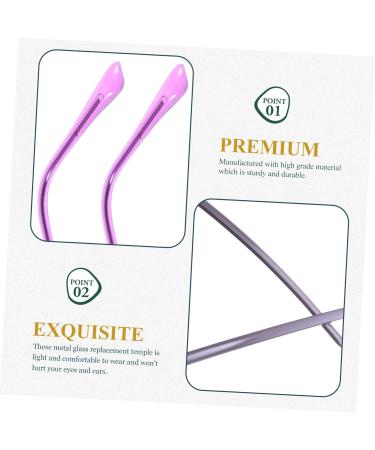 Buy Healeeved Universal Glasses Accessories - Replacement Parts for Sunglasses & Over Glasses - 2 Pairs Lila Schnapps - Optimized for Comfort & Style - Buy Online on GoSupps.com