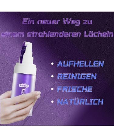 Purple Teeth Whitening Toothpaste | Brighten Your Smile & Eliminate Yellow Stains - Buy Online on GoSupps.com