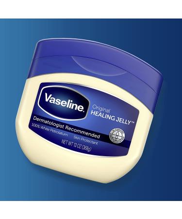Vaseline Petroleum Jelly 100% White Petrolatum 13 oz & 7.5 oz Pack of 2 - Deep Moisturizer for Dull, Dry Skin - Dermatologist Recommended, Soothing & Gentle - Original Formula - Buy Online on GoSupps.com