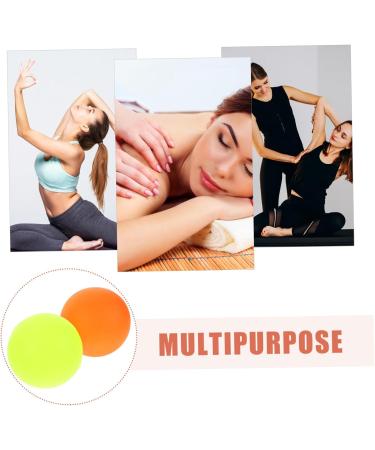 Homsfou Muscle Knot Massage Balls - Myofascial & Foot Massager Ice Hockey & Lacrosse Therapy - 6.30cm Red - Buy Online on GoSupps.com