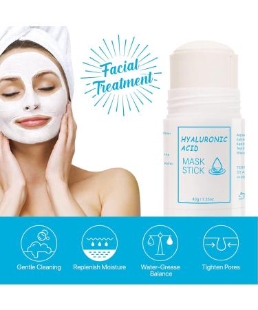 Buy Hyaluronic Oil Control Facial Stick - Cleansing Solid Face Care 40g - International Shipping Available - Buy Online on GoSupps.com