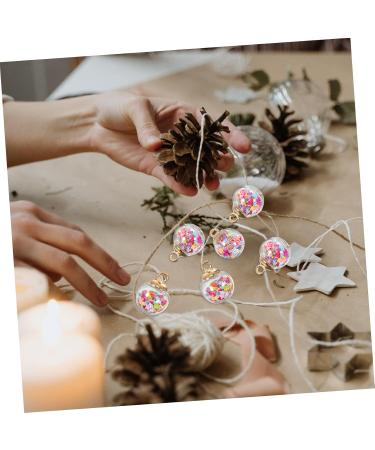 Lalafina Mini Sequin Ball Christmas Tree Decoration - 30 Pack Message Bottles & Clear Ball Rings Unique Holiday Decor for International Shipping - Buy Online on GoSupps.com