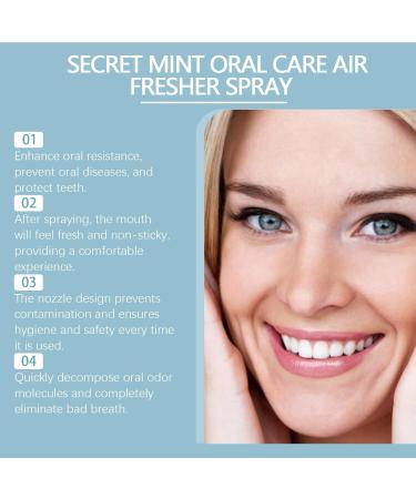  GNAUMORE Breath Freshening Spray Fresh Breath Serum Minty Oral Care Deodorizing Mouth Spray Clean Teeth Gel for a - Buy Online on GoSupps.com