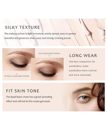 KYDA 2 Pcs Eyeshadow Primer Kit | Matte Liquid Shadow Base with Brush | Long Lasting & Waterproof | Professional Eye Makeup Base - #01 BRIGHT A-BRIGHT - Buy Online on GoSupps.com