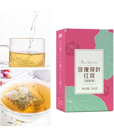 30 Count Organic Rose Leaf Black Tea Combination Natural Herbal Tea Bags of Cassia Barley Orange Peel Winter Melon Aromatic Fragrant Flower Flavored Tea 150g / 5.3oz - Buy Online on GoSupps.com