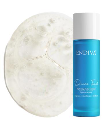 Ultra Gentle Hydrating Daily Face Wash Cleanser w/Hyaluronic Acid Removes Oil Dirt & Makeup Gently Exfoliates & Cleanses without Over Drying Hypoallergenic Vegan All Skin Types 3.4 Fl Oz