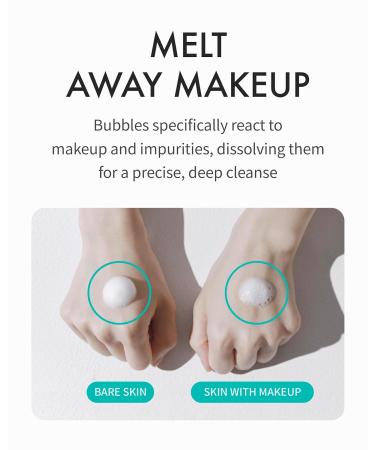 REJURAN Moisture Bubble Cleansing Water c-PDRN - Facial Foaming Cleanser with PDRx pH-Balanced and Hydrating Micellar Water for Makeup Removal Korean Skin Care (5.07 fl oz) - Buy Online on GoSupps.com
