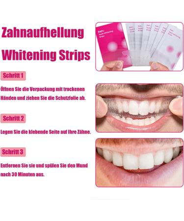 Lot de 14 bandes blanchissantes pour blanchiment des dents - Enl vement rapide de toutes les taches - Buy Online on GoSupps.com