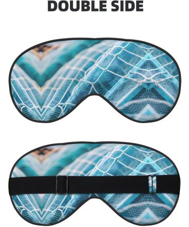 Coastal Fishing Net Eye Mask - Soft Breathable Sleep Patch for Women | Perfect for Travel & Relaxation - Buy Online on GoSupps.com