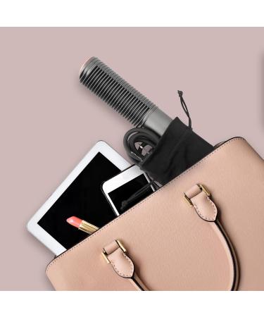 Hair Straightener Brush & Comb - Dual Voltage Anti-Scald Heat Brush for Women - 5 Temp Settings - Grey | International Shipping Available - Buy Online on GoSupps.com