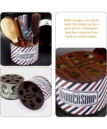 4-Piece Shear Base Cylinder Scissor Holder Set - Colorful Plastic Storage Case for Hairdressing & Makeup - 14.7x10.5cm - Buy Online on GoSupps.com