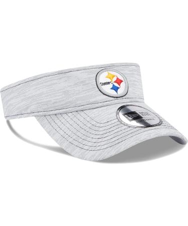 New Era Pittsburgh Steelers NFL Men's Adjustable Gray Visor | One Size - Buy Online on GoSupps.com