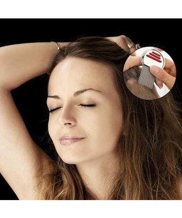 Upain 5-Piece Lice Comb Set | Double-Sided Nissenkamm & Metal Teeth for Cats Dogs & Humans | Extra Fine Flea Comb to Remove Nits and Shed Hair - Buy Online on GoSupps.com