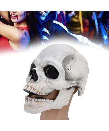 Shenruifa Halloween Skull Mask Full Head Cosplay Party Mask for Festival (White) - Buy Online on GoSupps.com