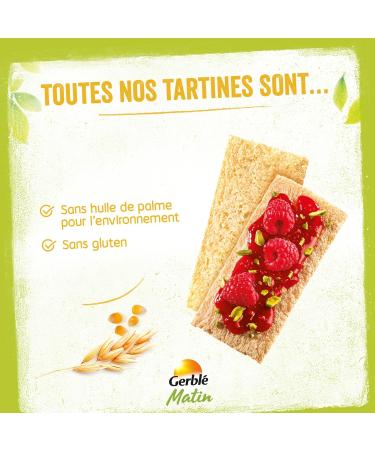 Gerbl Multigrain Toasts No Added Sugars and High in Fiber Gluten Free 21 toasts 125 g 221591 - Buy Online on GoSupps.com