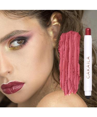 Eye Shadow Sticks Smudge-Proof Double-end Pencil Eyeshadow Stick | Highlighter Stick Makeup Crayon Automatic Rotating for Silky Look - Buy Online on GoSupps.com