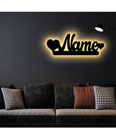 Personalized LED Slumber Light with Heart - Custom Laser Engraved Night Light for Kids' Rooms | 13 Colors Available - Buy Online on GoSupps.com