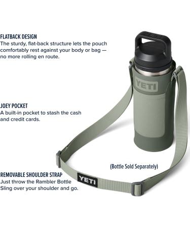 YETI Small Bottle Sling - Camp Green | Fits 18 oz Rambler Bottle | Lightweight and Durable - Buy Online on GoSupps.com