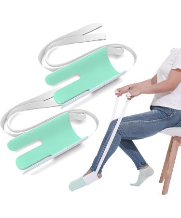 2-Pack Sock & Stocking Assistants | Ideal for Hip Surgery Recovery | Perfect for Seniors & Pregnant Women - Buy Online on GoSupps.com