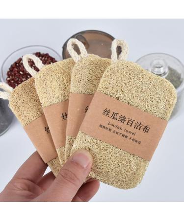 Natural Loofah Kitchen Dish Sponges Scrubber (10Pack) Non-Scratch Scrub Cleaning Sponge Green Eco-Friendly Plant Fiber Biodegradable Loofah Sponges - Buy Online on GoSupps.com