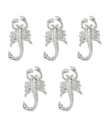 FEIlei Embossed Nail Charms 3D Scorpion Nail Art Accessories for DIY Nail Art Design Nail Art Decoration Jewelry Making