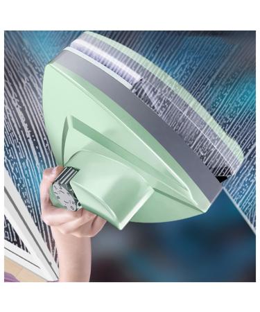 Window Cleaner Wipers Double-Sided Window Cleaner Glass Cleaning Brush Glass Wiper Household Cleaning Tools with Anti-Falling Rope for High-Rise Double Glazed Windows