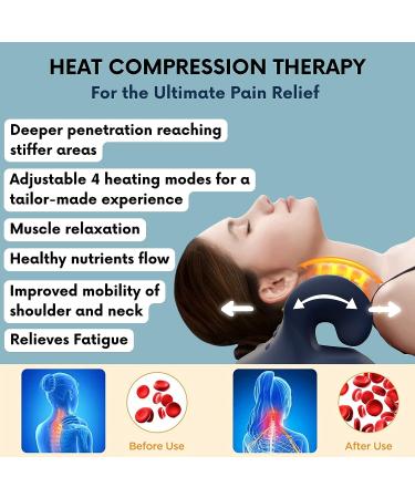 Neck Stretcher with Heat Therapy & Posture Corrector Ebook | Cervical Traction Device for Neck Pain Relief with Heated Pillow | Improve Mobility & Confidence - Buy Online on GoSupps.com