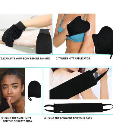 Self Tanning Mitt Applicator Portable Exfoliating Self Tanning Mitt for Bathroom - Buy Online on GoSupps.com
