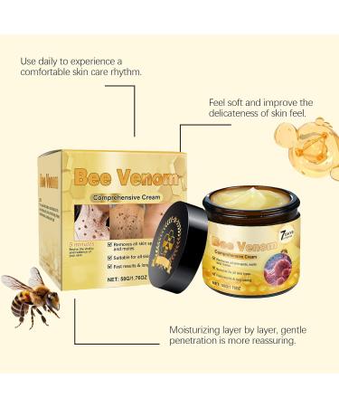  CongRong Set of 12 bee venom face creams complete cream all-in-one skin treatment serum moisturizing but non-greasy lightweight texture absorbs easily to improve the - Buy Online on GoSupps.com