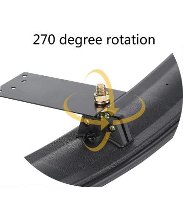 Universal Adjustable Golf Cart Rear View Mirror - 16.5 Extra Wide Convex Mirror for EZ Go, Club Car, Yamaha - Rotatable Safe 270 Rotation - Buy Online on GoSupps.com