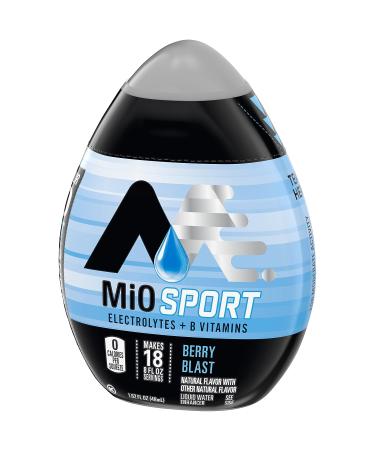 MiO Fit Water Enhancer - Berry Blast 1.62 Fl Oz (Pack of 5) - Makes 18 Servings + Vitamins - Buy Online on GoSupps.com