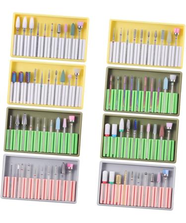 Healeved 2 Sets Nail Tool Nail Tools for Nail Art Nail File Bits Polish Remover Nail Grinding Polisher Nail Art Tools Manicure Bits Ceramics Grinding Head - Buy Online on GoSupps.com