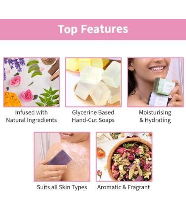 Nykaa Naturals Energizing Bathing Soap - Relaxing Rose & Geranium Bar Soap for Tightening Skin & pH Balance - 3.5 oz - International Shipping Available - Buy Online on GoSupps.com