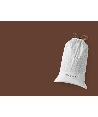 Brabantia Garbage Bags Code L - 120 White Bags (Pack of 6) for International Shipping - Buy Online on GoSupps.com