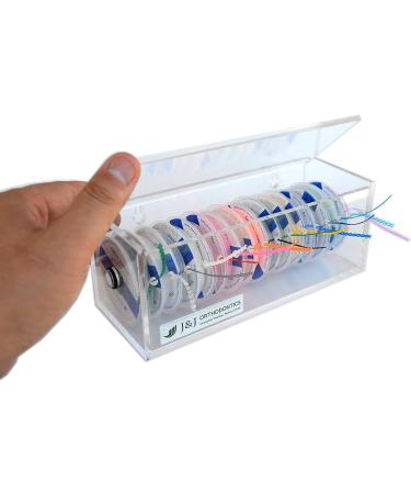 J&J Ortho Orthodontic Elastic Power Chain Dispenser Reel Box with Lid - Shop Now! - Buy Online on GoSupps.com