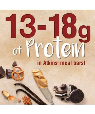 Atkins Protein Meal Bar - Keto Friendly Chocolate Chip Granola (5 Count) for Healthy Energy & Weight Loss - Buy Online on GoSupps.com